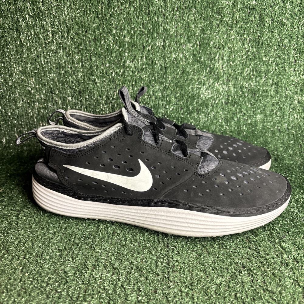 Nike SolarSoft Costa Low Men’s Size 11 Black White Panda Sneakers Running Shoes